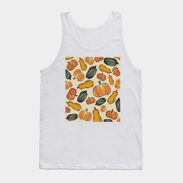 Halloween Pumpkins II Tank Top by halideO